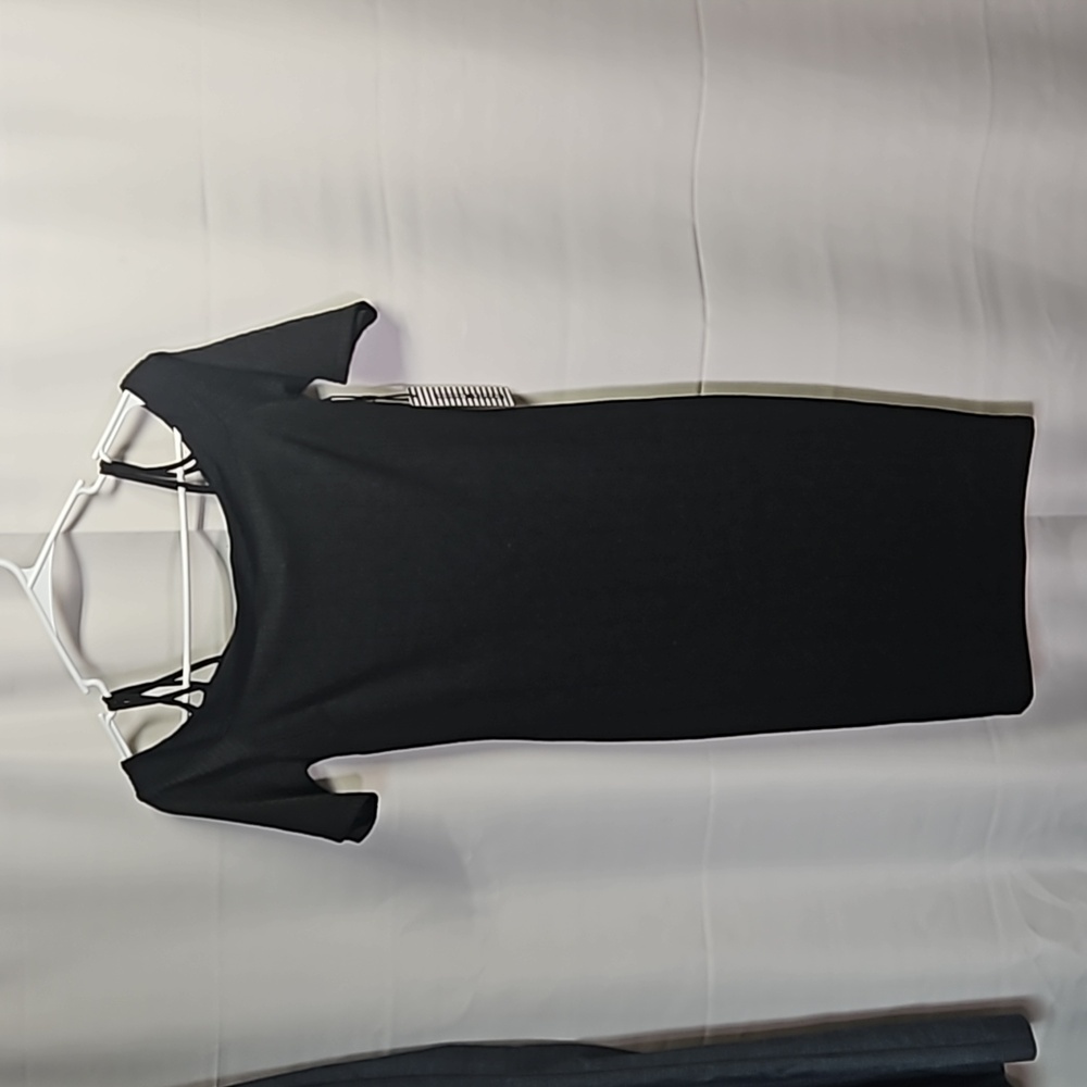 Haute Monde Shimmer Black NWT Dress Sz M